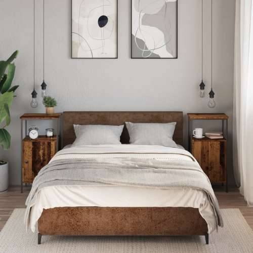 Noćni ormarići 2 kom staro drvo 41x31x80 cm konstruirano drvo - Staro drvo 2 Cijena