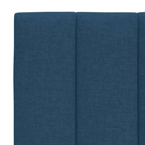 Krevet s madracem plavi 140x200 cm od tkanine - Plava 140 x 200 cm Cijena