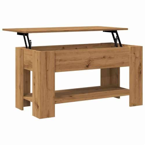 Stol za kavu Artisan hrast 101x49x52 cm izrađeno drvo - hrast artisan 101 x 49 x 52 cm 1 Cijena