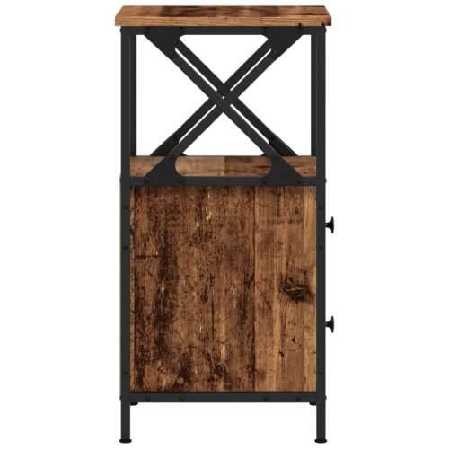 Noćni ormarić staro drvo 34x35,5x70 cm konstruirano drvo - Staro drvo 1 Cijena