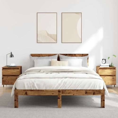 Noćni ormarići 2 kom Staro drvo 40x35x50 cm Konstruirano drvo - Staro drvo 2 Cijena