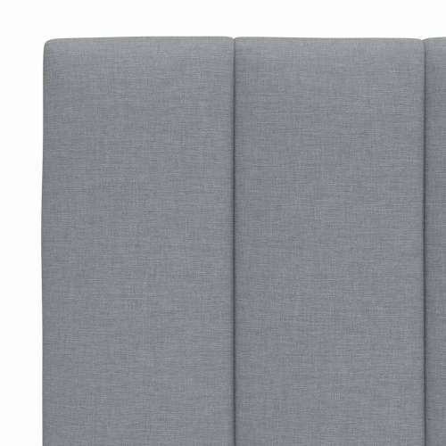 Krevet s madracem svjetlosivi 140x200 cm od tkanine - Svjetlosiva 140 x 200 cm Cijena