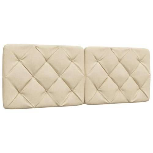 Krevet s madracem krem 120 x 200 cm od tkanine - Krema 120 x 200 cm Cijena