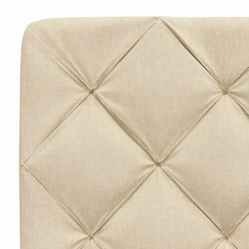 Krevet s madracem krem 120 x 200 cm od tkanine - Krema 120 x 200 cm Cijena