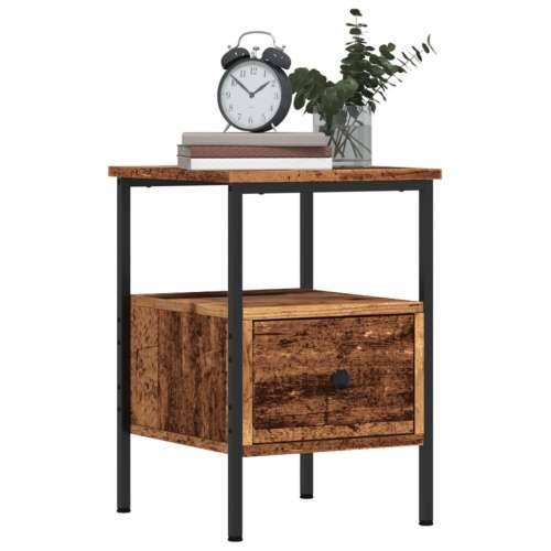 Noćni ormarići 2 kom staro drvo 34x36x50 cm konstruirano drvo - Staro drvo 2 Cijena