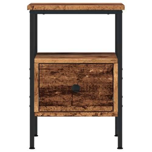 Noćni ormarići 2 kom staro drvo 34x36x50 cm konstruirano drvo - Staro drvo 2 Cijena