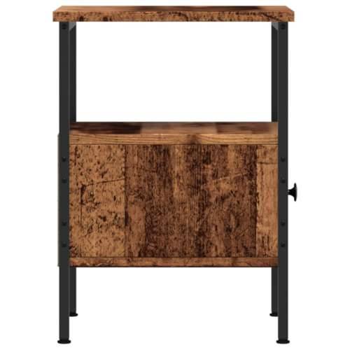 Noćni ormarići 2 kom staro drvo 34x36x50 cm konstruirano drvo - Staro drvo 2 Cijena