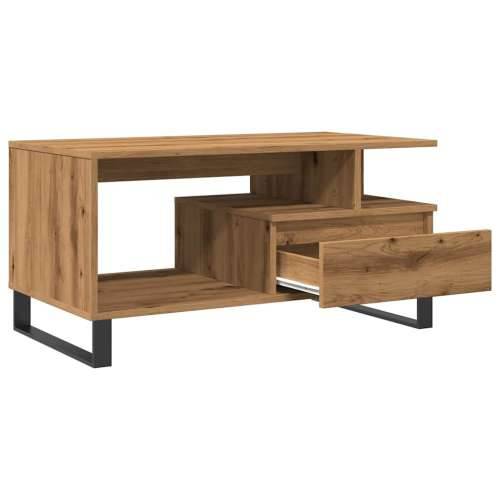 Stol za kavu Artisan hrast 90x49x45 cm izrađeno drvo - hrast artisan 1 Cijena
