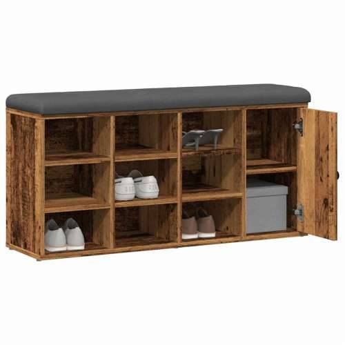 Klupa za cipele staro drvo 102x32x50 cm izrađeno drvo - Staro drvo Cijena