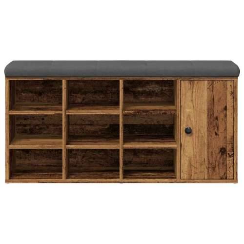 Klupa za cipele staro drvo 102x32x50 cm izrađeno drvo - Staro drvo Cijena