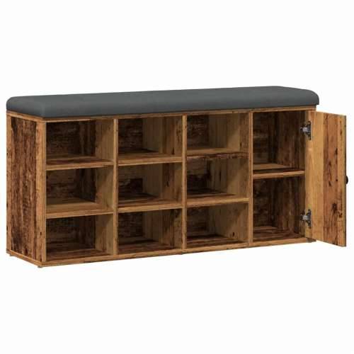 Klupa za cipele staro drvo 102x32x50 cm izrađeno drvo - Staro drvo Cijena