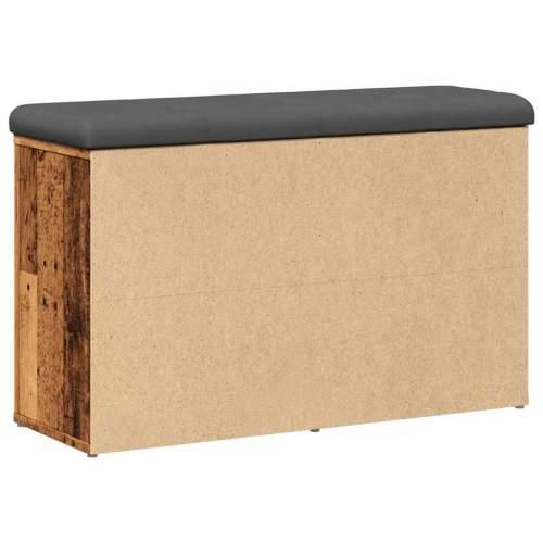 Klupa za cipele staro drvo 82x32x50 cm konstruirano drvo - Staro drvo 82 x 32 x 50 cm Cijena