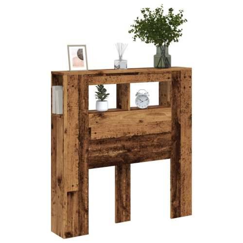 LED uzglavlje staro drvo 100x18,5x103,5 cm izrađeno drvo - Staro drvo 100 x 103.5 cm 1 Cijena