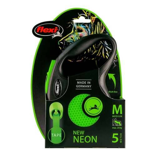 Povodac za pse Flexi NEW NEON 5 m Veličina S Zelena Cijena