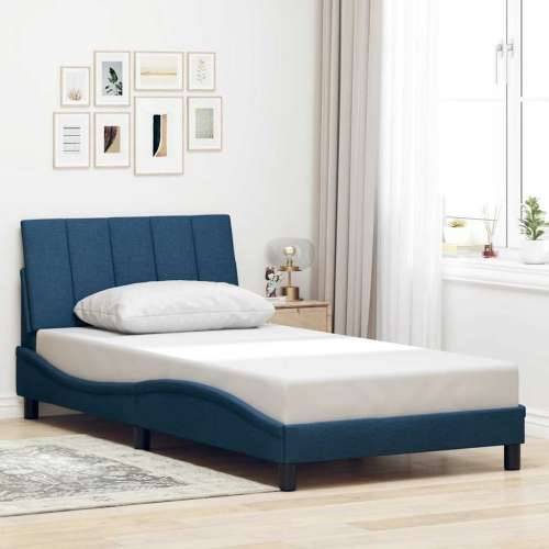 Okvir za krevet bez madraca plava 100x200cm od tkanine - Plava 100 x 200 cm Cijena