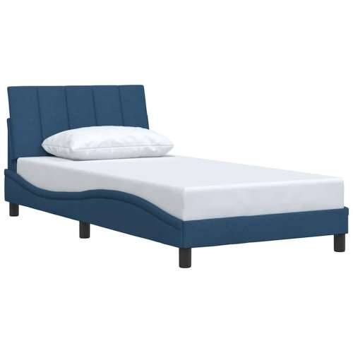 Okvir za krevet bez madraca plava 100x200cm od tkanine - Plava 100 x 200 cm Cijena