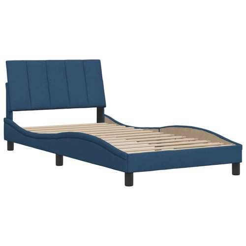 Okvir za krevet bez madraca plava 100x200cm od tkanine - Plava 100 x 200 cm Cijena