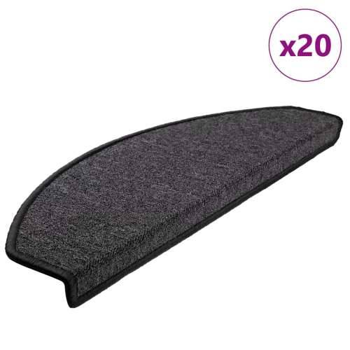 Otirači za stepenice 20 kom antracit 65x24x4 cm - Antracit 65 x 24 x 4 cm 20 Cijena