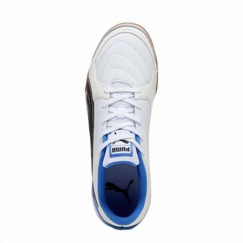 Tenisice za Futsal za Odrasle Puma Pressing Iv Bijela Plava Cijena