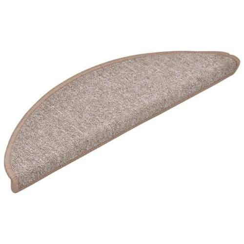 Otirači za stepenice 20 kom svijetlosmeđi 56x17x3 cm - Svjetlosmeđa 56 x 17 x 3 cm 20 Cijena