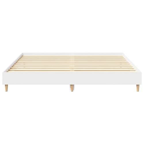Okvir kreveta bez madraca 200 x 200 cm od konstruiranog drva - Bijela 200 x 200 cm Cijena