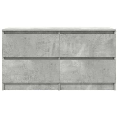 TV ormarić boja betona 100x35x54 cm od konstruiranog drva - Beton siva 1 100 cm (4 ladice) Cijena