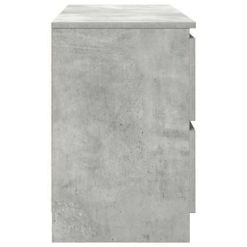TV ormarić boja betona 100x35x54 cm od konstruiranog drva - Beton siva 1 100 cm (4 ladice) Cijena