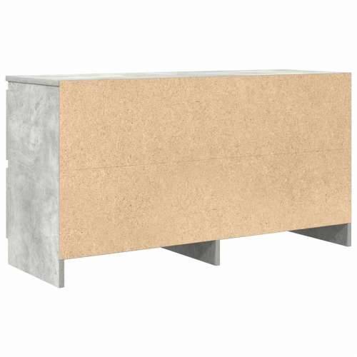 TV ormarić boja betona 100x35x54 cm od konstruiranog drva - Beton siva 1 100 cm (4 ladice) Cijena