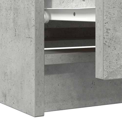 TV ormarić boja betona 100x35x54 cm od konstruiranog drva - Beton siva 1 100 cm (4 ladice) Cijena