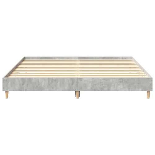 Okvir kreveta bez madraca 200x200 cm od konstruiranog drva - Beton siva 200 x 200 cm Cijena