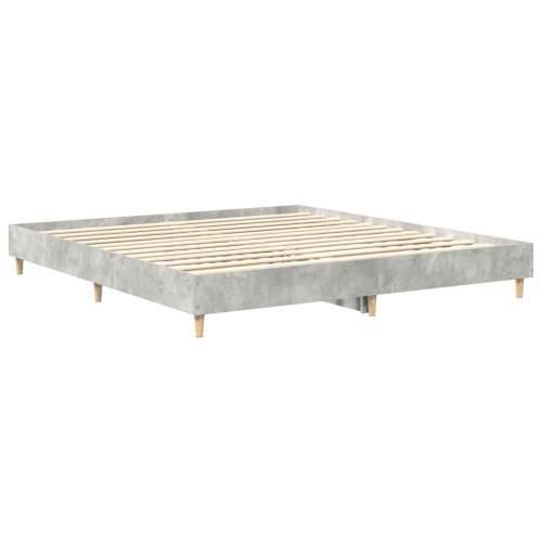 Okvir kreveta bez madraca 200x200 cm od konstruiranog drva - Beton siva 200 x 200 cm Cijena