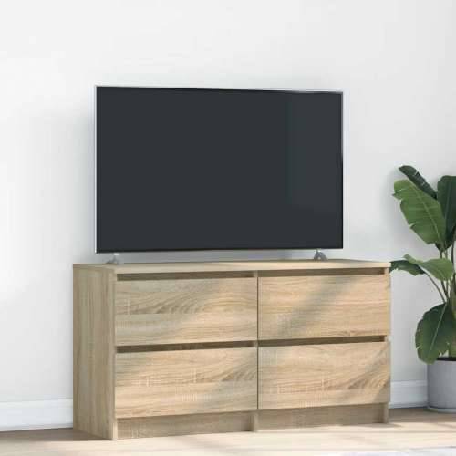 TV ormarić boja hrasta 100x35x54 cm od konstruiranog drva - sonoma hrast 1 100 cm (4 ladice) Cijena