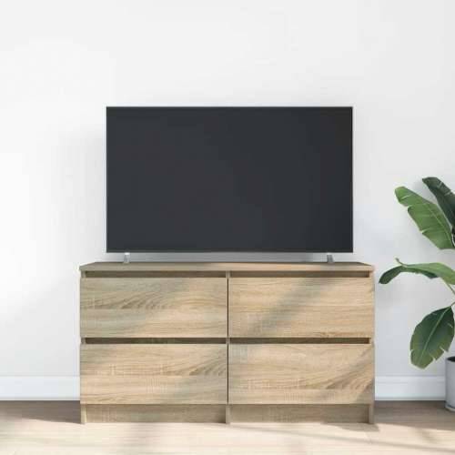 TV ormarić boja hrasta 100x35x54 cm od konstruiranog drva - sonoma hrast 1 100 cm (4 ladice) Cijena