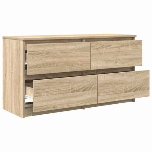 TV ormarić boja hrasta 100x35x54 cm od konstruiranog drva - sonoma hrast 1 100 cm (4 ladice) Cijena