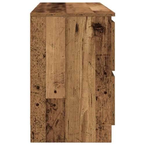 TV ormarić boja starog drva 100x35x54 cm konstruirano drvo - Staro drvo 1 100 cm (4 ladice) Cijena
