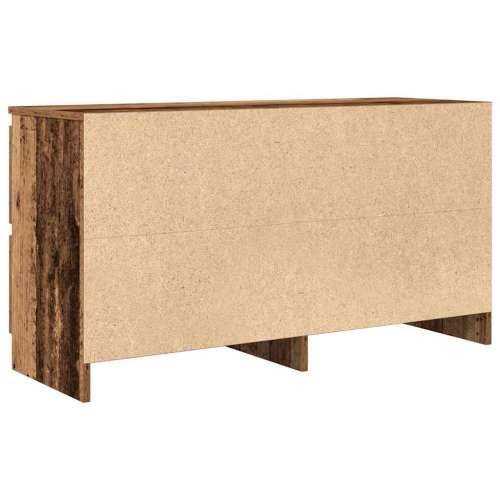 TV ormarić boja starog drva 100x35x54 cm konstruirano drvo - Staro drvo 1 100 cm (4 ladice) Cijena
