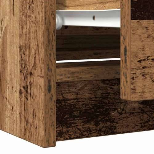 TV ormarić boja starog drva 100x35x54 cm konstruirano drvo - Staro drvo 1 100 cm (4 ladice) Cijena