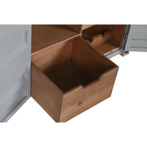 Stalak za boce Home ESPRIT Siva Nebesko plava 77 x 41 x 64 cm Cijena