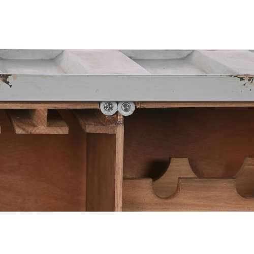 Stalak za boce Home ESPRIT Siva Nebesko plava 77 x 41 x 64 cm Cijena
