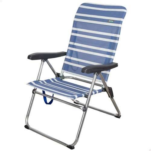 Stolica za za plažu Aktive Mykonos Plava 47 x 93 x 63 cm (4 kom.) Cijena