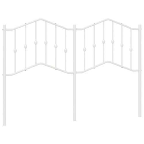 Metalno uzglavlje bijelo 140 cm - Bijela 140 cm 1 Cijena