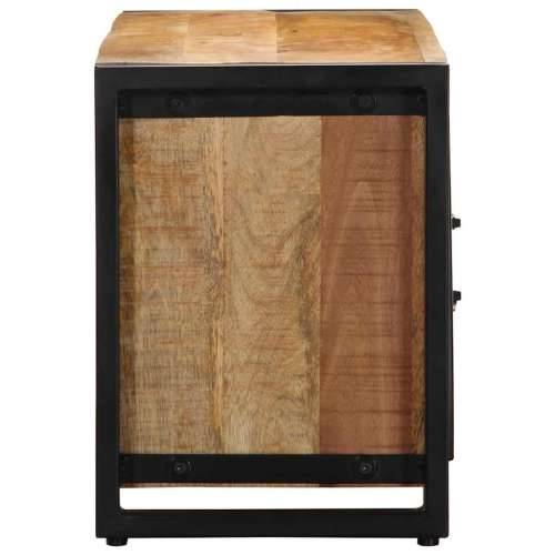 TV ormarić 100x30x40 cm Puno grubo drvo Mango - Crna i smeđa 1 Grubo masivno drvo manga Cijena