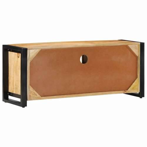 TV ormarić 100x30x40 cm Puno grubo drvo Mango - Crna i smeđa 1 Grubo masivno drvo manga Cijena