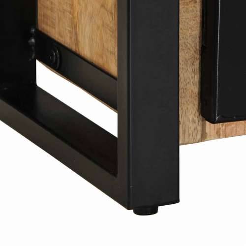 TV ormarić 100x30x40 cm Puno grubo drvo Mango - Crna i smeđa 1 Grubo masivno drvo manga Cijena