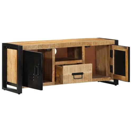 TV ormarić 100x30x40 cm Puno grubo drvo Mango - Crna i smeđa 1 Grubo masivno drvo manga Cijena