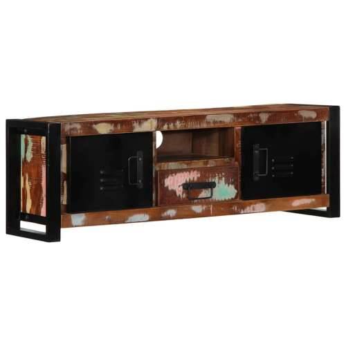 TV ormarić 100x30x35 cm Obrađeno puno drvo - 1 masivno obnovljeno drvo Cijena