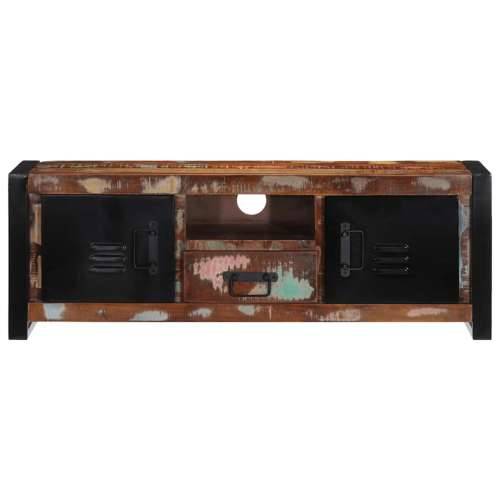 TV ormarić 100x30x35 cm Obrađeno puno drvo - 1 masivno obnovljeno drvo Cijena
