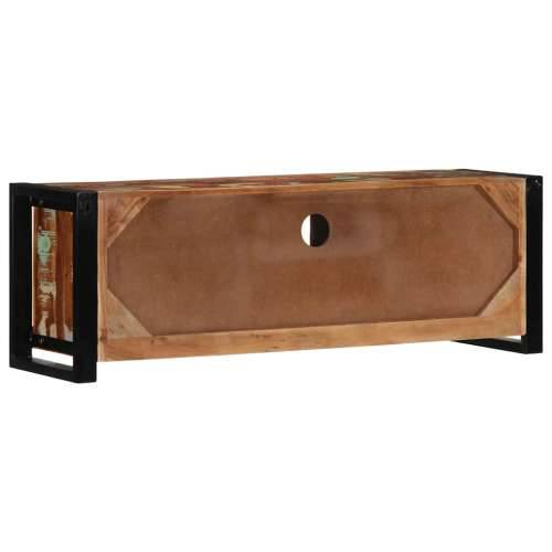 TV ormarić 100x30x35 cm Obrađeno puno drvo - 1 masivno obnovljeno drvo Cijena