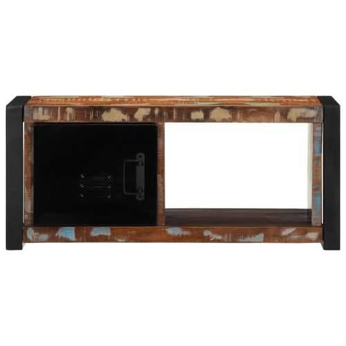 TV ormarić 80x30x35 cm Obrađeno puno drvo - 1 masivno obnovljeno drvo Cijena