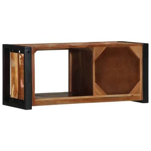 TV ormarić 80x30x35 cm Obrađeno puno drvo - 1 masivno obnovljeno drvo Cijena
